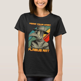 Camiseta Médica De Plaga Steampunk Medieval Usa Tu Máscara