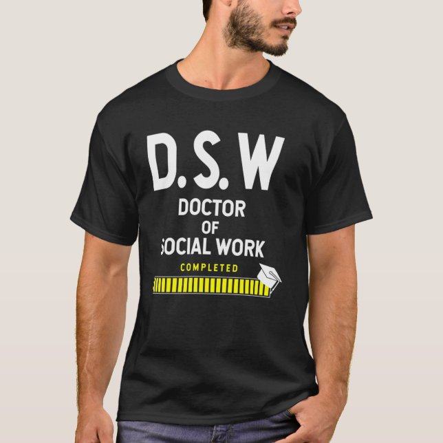 Camiseta Médica De Trabajo Social Finalizado La Graduación (Anverso)