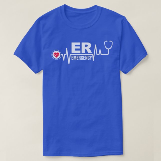 Camiseta Médica de urgencias Enfermera de urgencias Enferme (Diseño del anverso)