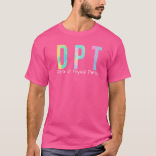 Camiseta Médica Del Dpt Del Tejido Físico Terapia Física