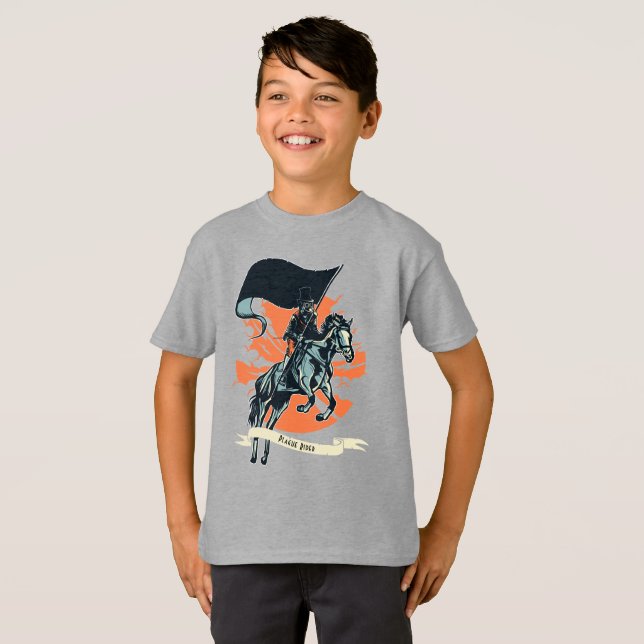 Camiseta Médica del piloto de la peste de Steampunk a cabal (Anverso completo)