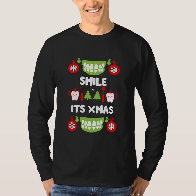 Camiseta Médica dental navidad (Anverso)