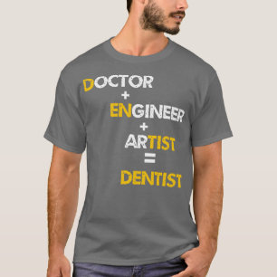 Camiseta médica dentista divertido