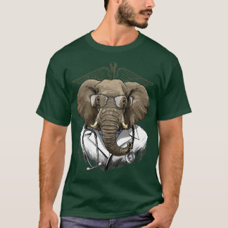 Camiseta Médica elefante Vet Veterinaria Lover