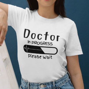 Camiseta Médica en curso, espere   Futuro Médica