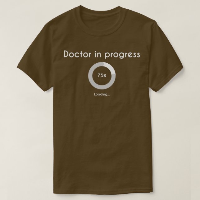 Camiseta Médica En Curso Phd Futuro Médica 2 (Diseño del anverso)