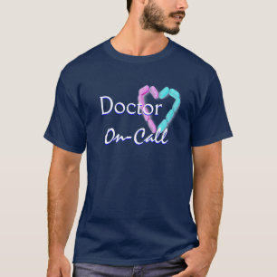 Camiseta Médica En Llamada En Azul Navy