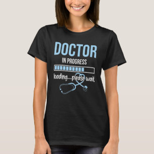 Camiseta Médica En Marcha De Carga Por Favor Espere Stethos