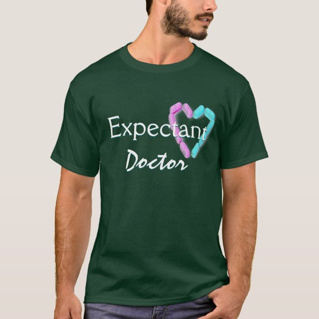 Camiseta Médica Esperado En Bosque Profundo (Anverso)