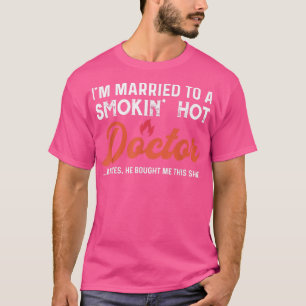 Camiseta Médica Esposa Esposo Boda Médica Médico Medicina