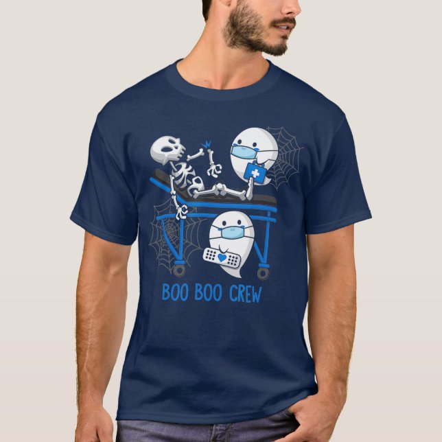 Camiseta Médica fantasma de Boo Boo Enfermera paramédica de (Anverso)