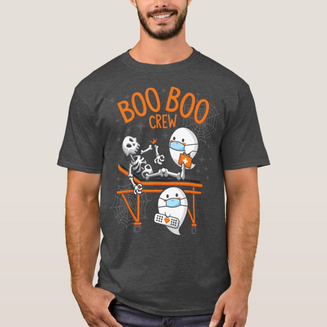 Camiseta Médica fantasma de Boo Boo Enfermera paramédica de (Anverso)