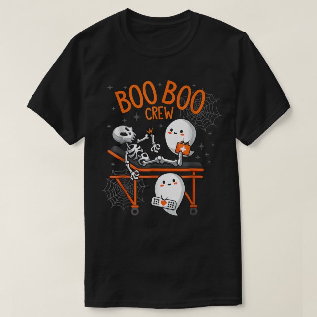 Camiseta Médica fantasma Enfermera paramédica de EMT Hallow (Diseño del anverso)