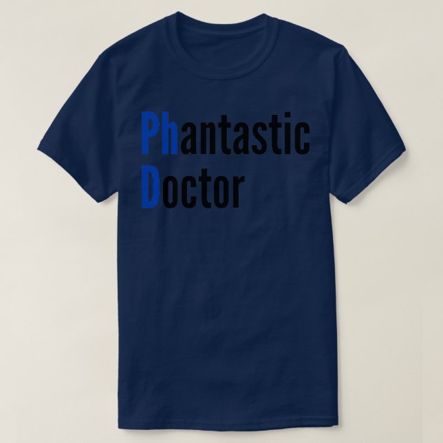 Camiseta Médica fantasma para graduados de doctorado (Diseño del anverso)
