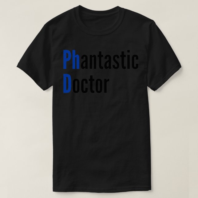Camiseta Médica fantasma para graduados de doctorado 1 (Diseño del anverso)