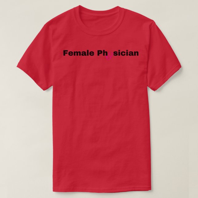 Camiseta Médica femenina (Diseño del anverso)