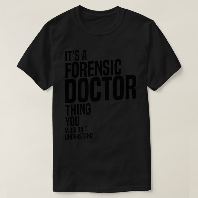 Camiseta Médica forense (Diseño del anverso)