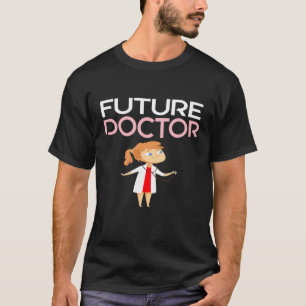 Camiseta Médica Futuro Para Niños Médicos