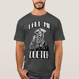 Camiseta Médica gracioso de Mortarboard de regalo de doctor