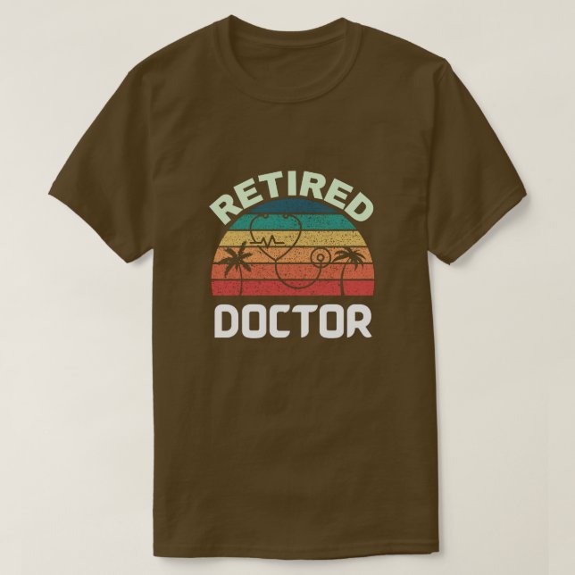 Camiseta Médica jubilado Gracioso regalo de jubilación vint (Diseño del anverso)