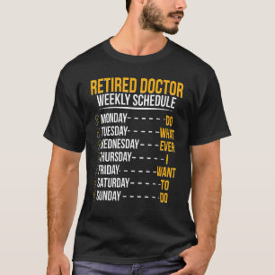 Camiseta Médica jubilado Programa de retiro de Médica médic