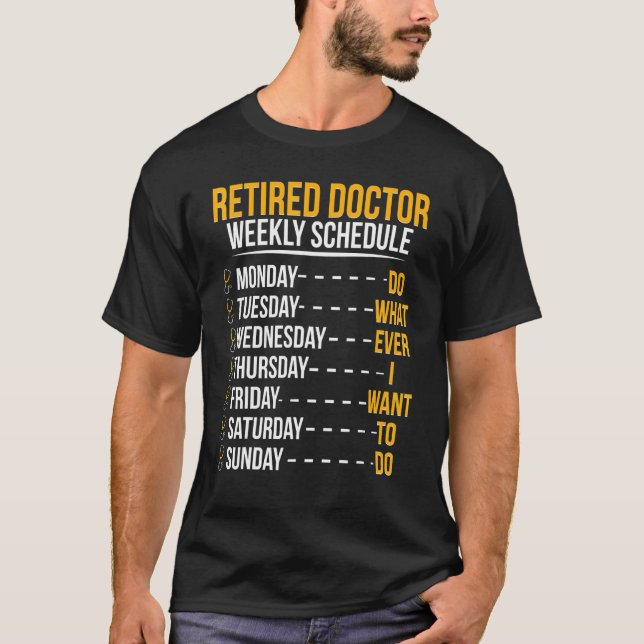 Camiseta Médica jubilado Programa de retiro de Médica médic (Anverso)