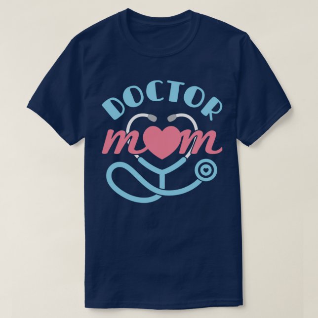 Camiseta Médica Mamá Mujeres Médicas (Diseño del anverso)