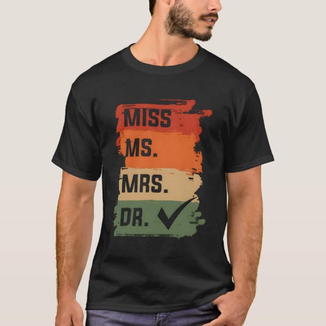 Camiseta Médica Médica Doctora Srta. Doct (Anverso)