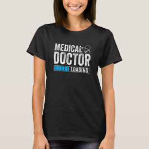 Camiseta Médica médico cargando a Biolo, médico de la escue