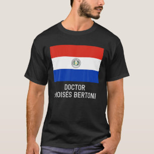 Camiseta Médica Moises Bertoni Paraguay Emblem Escudo Bande