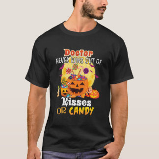 Camiseta Médica nunca termina la charla de halloween con ca