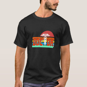 Camiseta Médica retro vintage diseña un impresionante prese