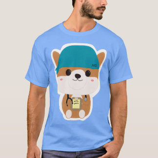 Camiseta Médica shiba dogtor