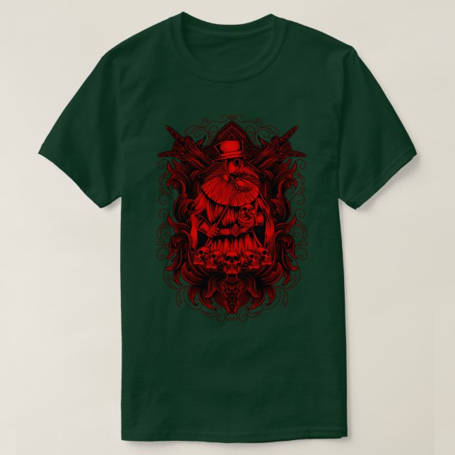 Camiseta Médica Skulls (Diseño del anverso)