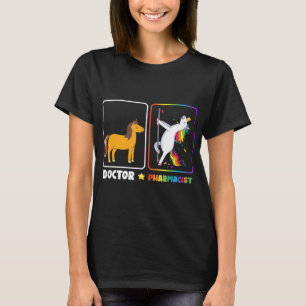 Camiseta Médica Vs. El Caballo Farmacéutico Unicornio Pre