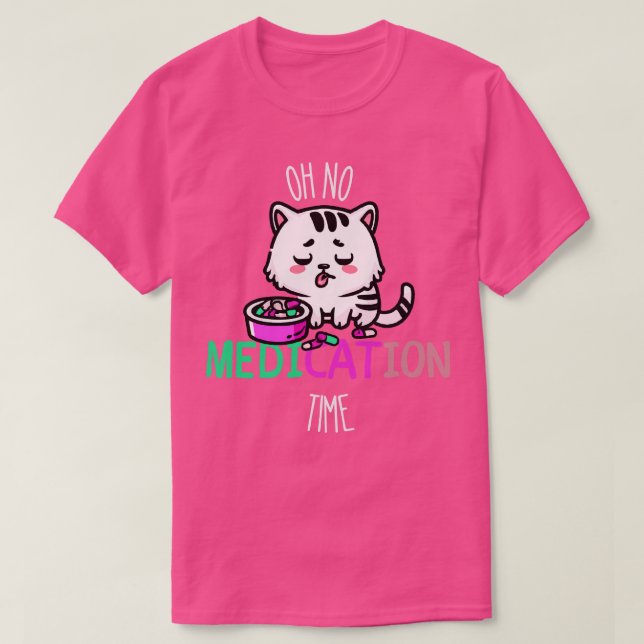Camiseta Medicación divertida Medicación Graciosa Cat Medic (Diseño del anverso)