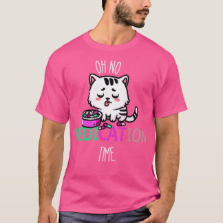 Camiseta Medicación divertida Medicación Graciosa Cat Medic