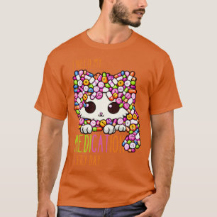 Camiseta Medicación divertida Medicación Graciosa Cat Medic