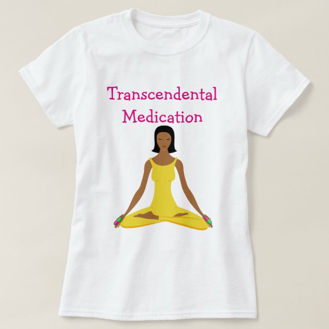 Camiseta Medicación trascendental (Diseño del anverso)