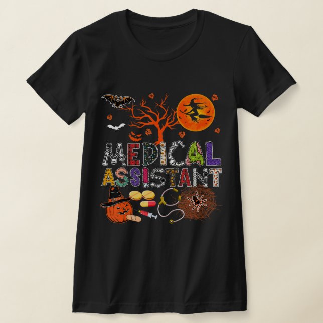 Camiseta Medical Assistant Halloween Zombie Costume Scary P (Distribución)