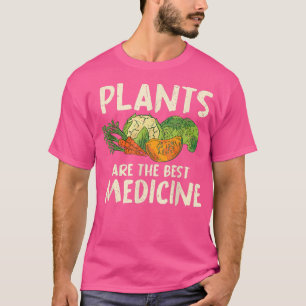 Camiseta Medicamento Vegetariano Basado En Plantas Alimenta