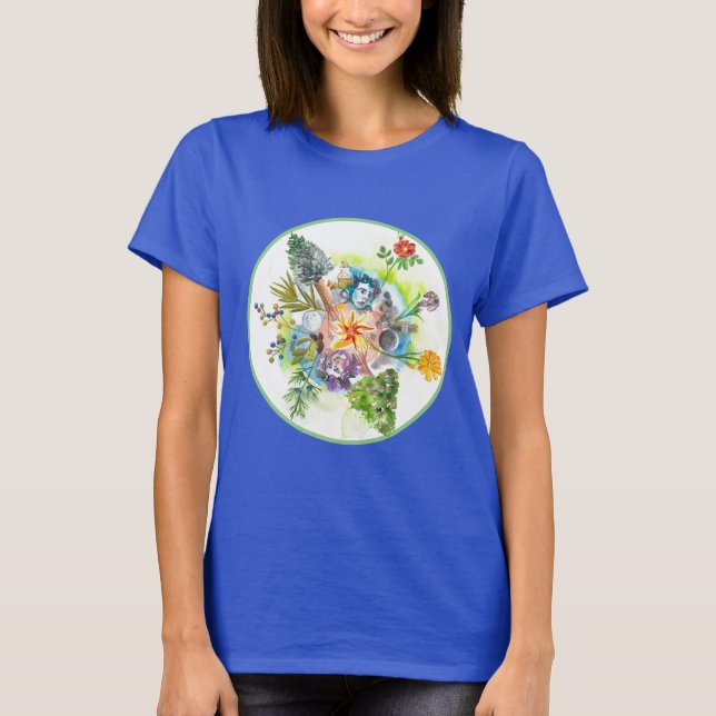 Camiseta Medicamentos de la vida media Emma Mandala camiset (Anverso)