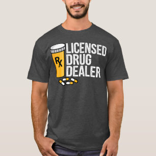 Camiseta Medicamentos Gratuitos Del Comerciante De Medicame
