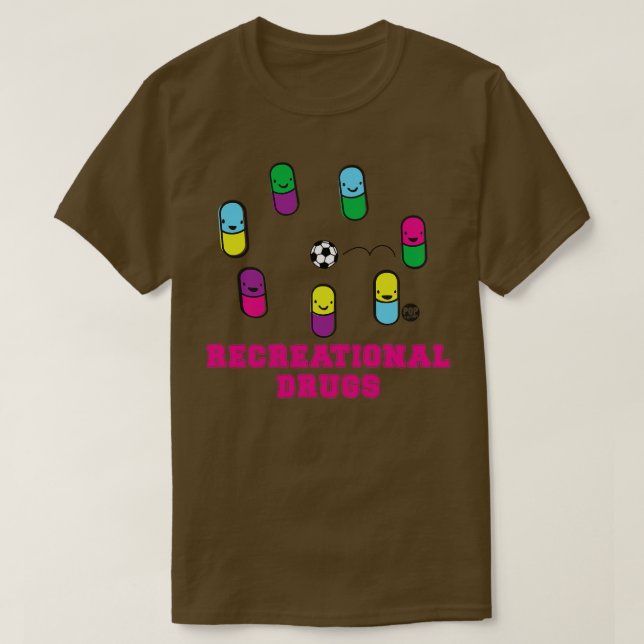 CAMISETA MEDICAMENTOS RECREATIVOS (Diseño del anverso)