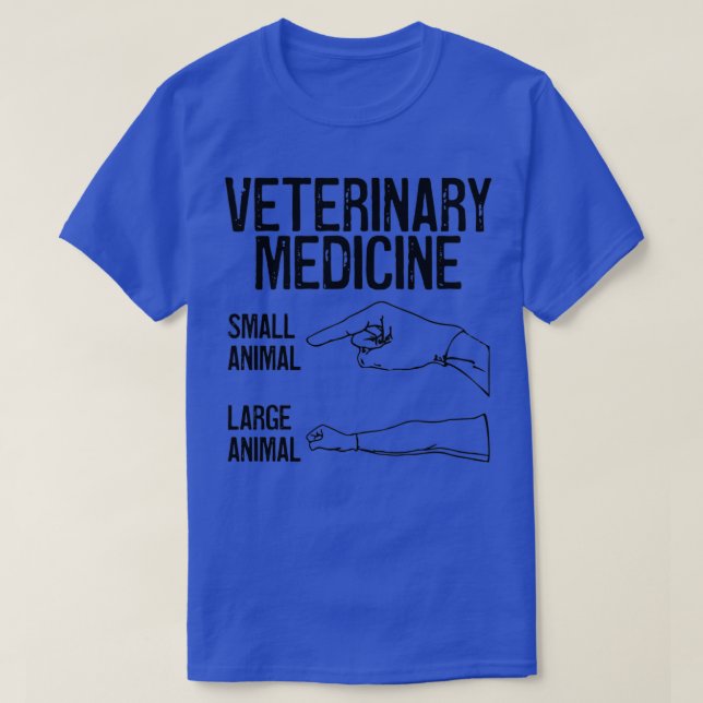 Camiseta Medicamentos veterinarios Pequeños animales vs gra (Diseño del anverso)