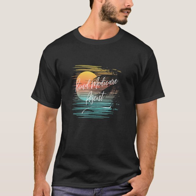 Camiseta Medicare Insurance Agent Aep Idea Cruise Tropical (Anverso)