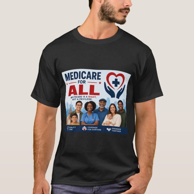 Camiseta Medicare para Todos (Anverso)