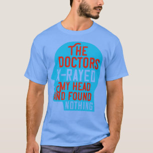 Camiseta Médicas de Medicina XRayed Mi Cabeza