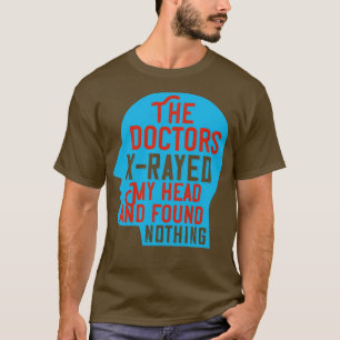 Camiseta Médicas de Medicina XRayed Mi Cabeza