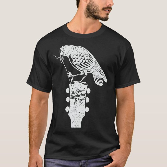 Camiseta Medicina anticuada para cuervos  (Anverso)